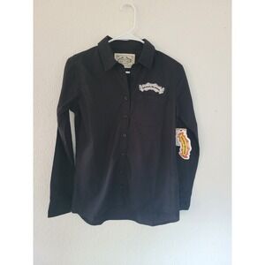 Sierra Nevada Brewing Co. Womens Black Oxford Long‎ Sleeve Shirt XS #11